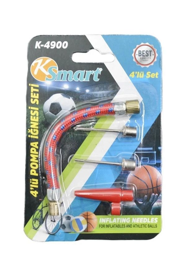 intoku-Ball and Bike Inflator Set with More Than 4 Pump Needles 1