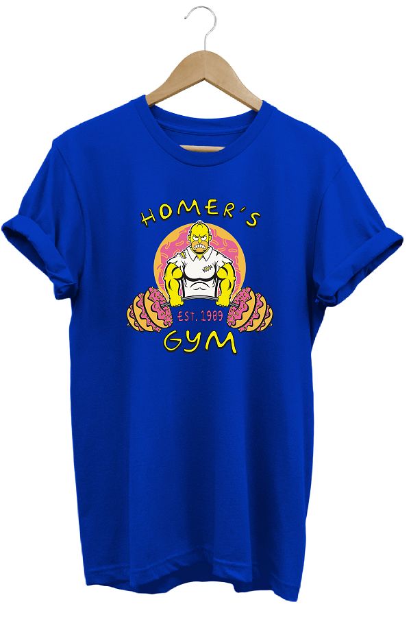 remonz-Μπλουζάκι Homer Simpson 100% Rain Reguler Μπλουζάκι Asidir Basic 1