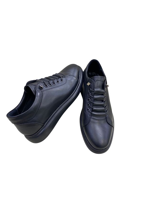 SULA-45-47 Sizes - Moccasin Leather Freshening Shoe through Poly Sole Path Inside and Outside Surface 1