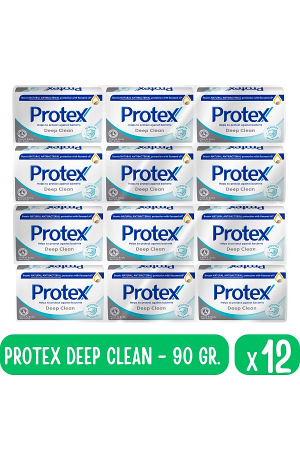 Protex-Sapun solid antibacterian Protex Deep Clean, 12 buc x 90 gr. 1