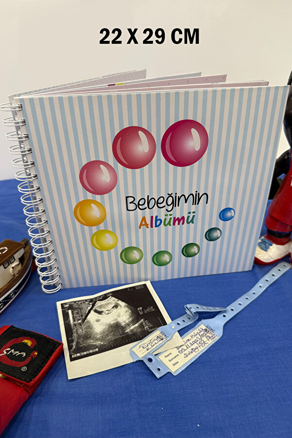 YUNUS COPY Hoş Geldin Bebeğimin Albümü A4 Mavi