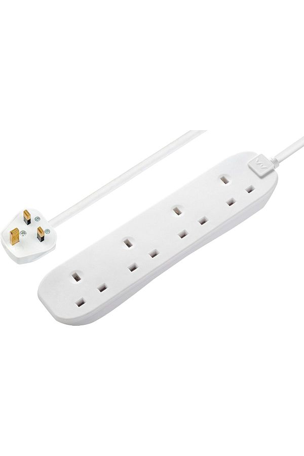 Masterplug-4 Socket 3 Meter Extension Lead 13 A 1