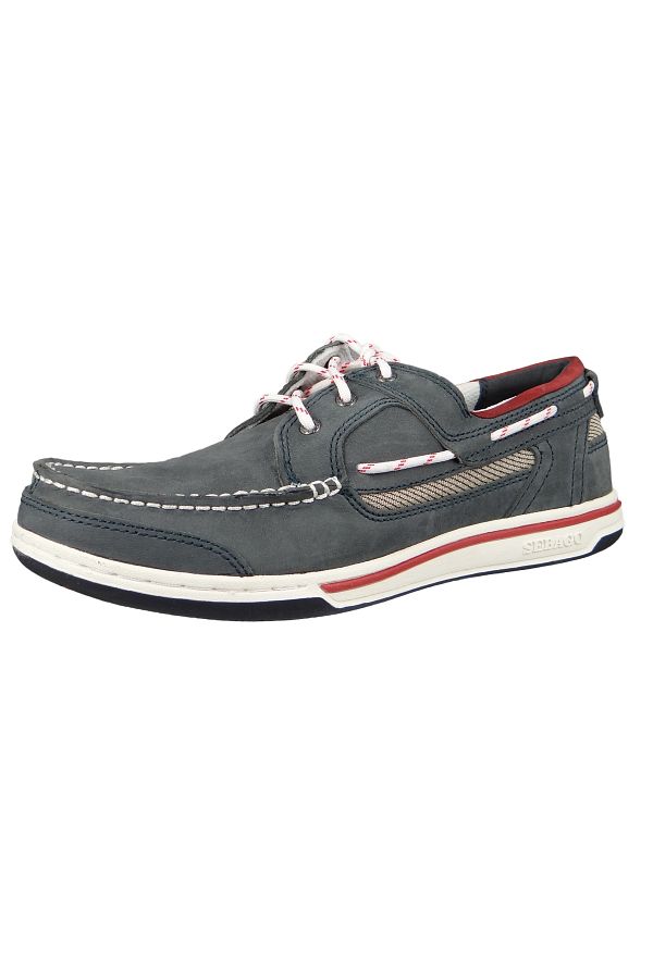 Sebago-7000GF0 908 Triton Three Eyelets NBK Herren Bootsschuhe Blue Navy Blau 1