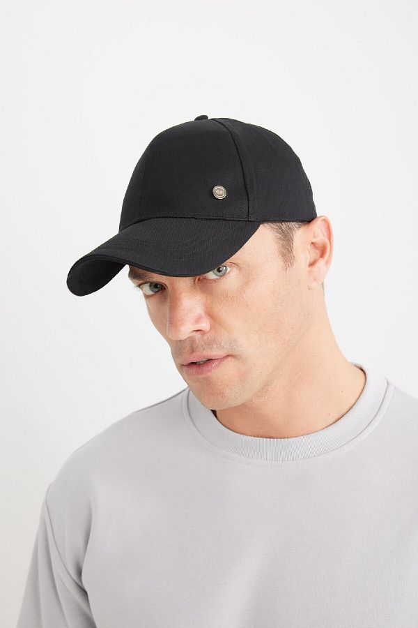 DeFacto-Мъжка памучна шапка N4495az25см 1
