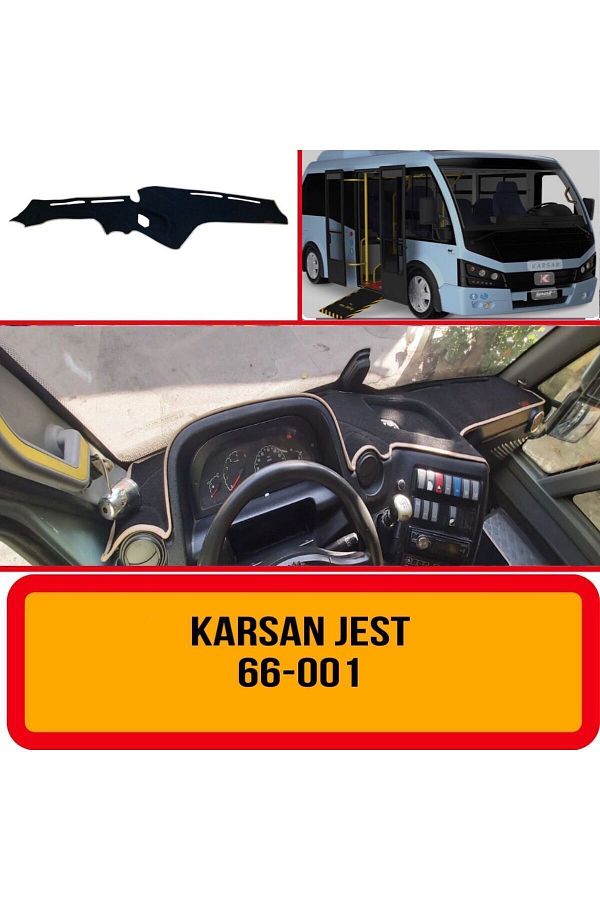 A3D TORPİDO KORUMA-Karsan Jest Front Chest / Panel / Torpedo Protection / Lock / Carpet / Protector- A3D -3D 1