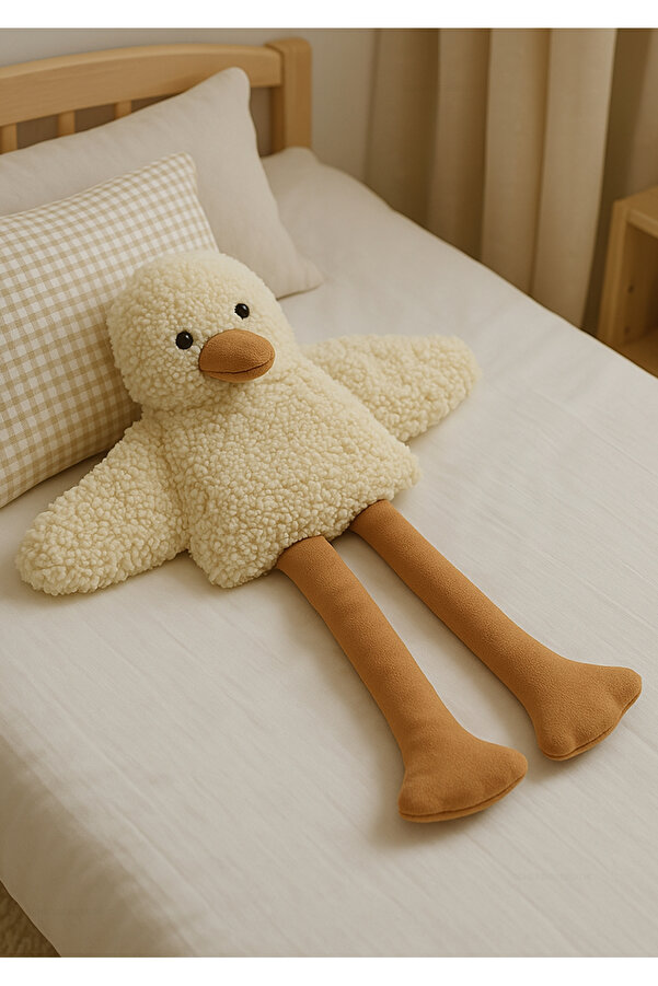Plush Soft Sevimli Duck Uyku Arkadaşı AntiAlerjik- Vidalı Göz- Teddy