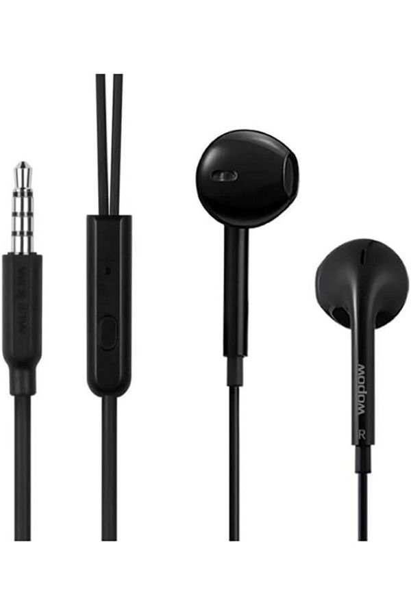 wopow-WOPO AU04 Wired In-Ear Headphones – Black 1