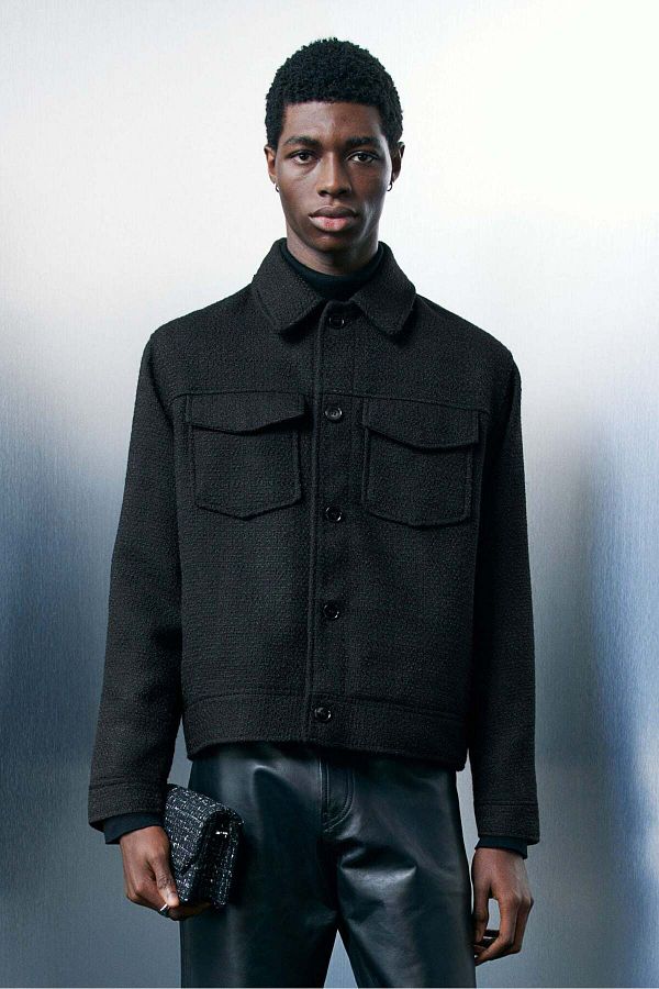 H&M-Regular Fit Tweed jacket 1