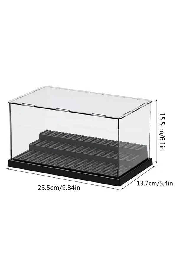 Choice-Display Box Acrylic Transparent Display Box Building Blocks Model Assemble Dust Cover Figures Toys P 1