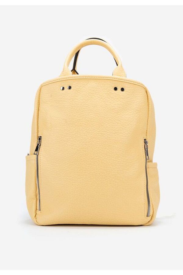 B T Shoes-Britella women's backpack yellow 1