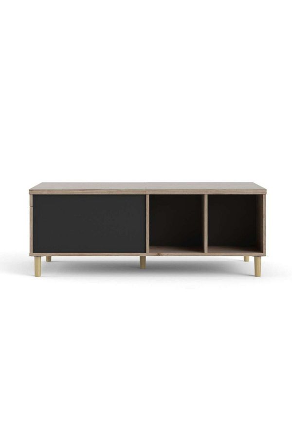 Tvilum-Rome Sliding Top Rectangular Coffee Table with Storage Jackson 1