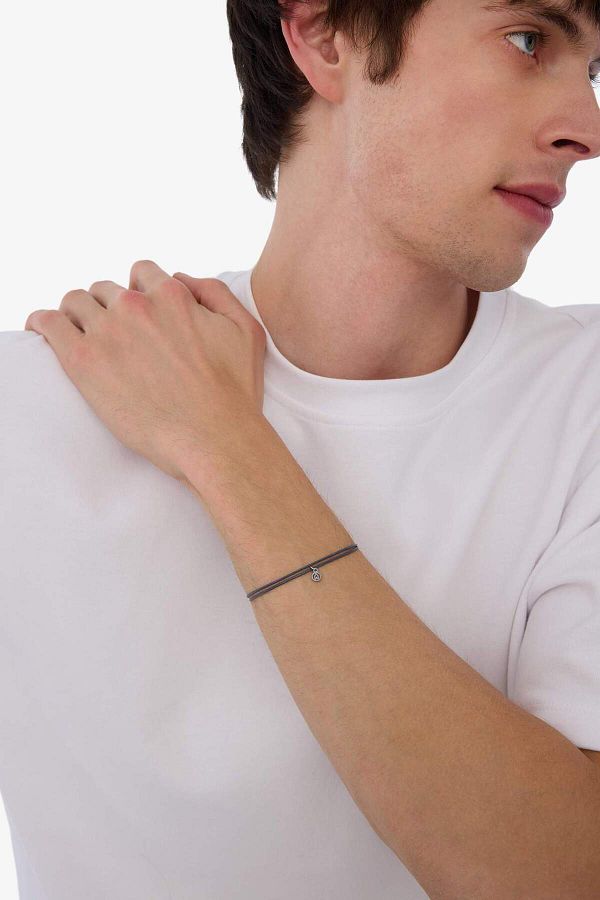 DeFacto-Unisex-Glücksarmband – Atolyewolf X Grau E6205axns 1