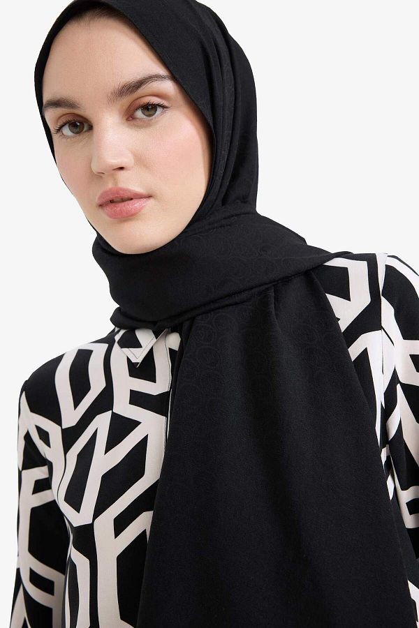 DeFacto-Damen-Jacquard-Hijab-Schal E9463AXNS 1
