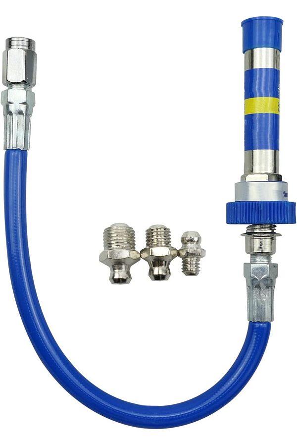 fulina-High Pressure Grease Coupler,Quick Lock and Release Grease Tool Tip Adapter,for Tight Spaces 1