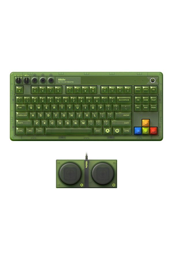 8Bitdo-Retro 87 Mechanical Keyboard Xbox Edition 1