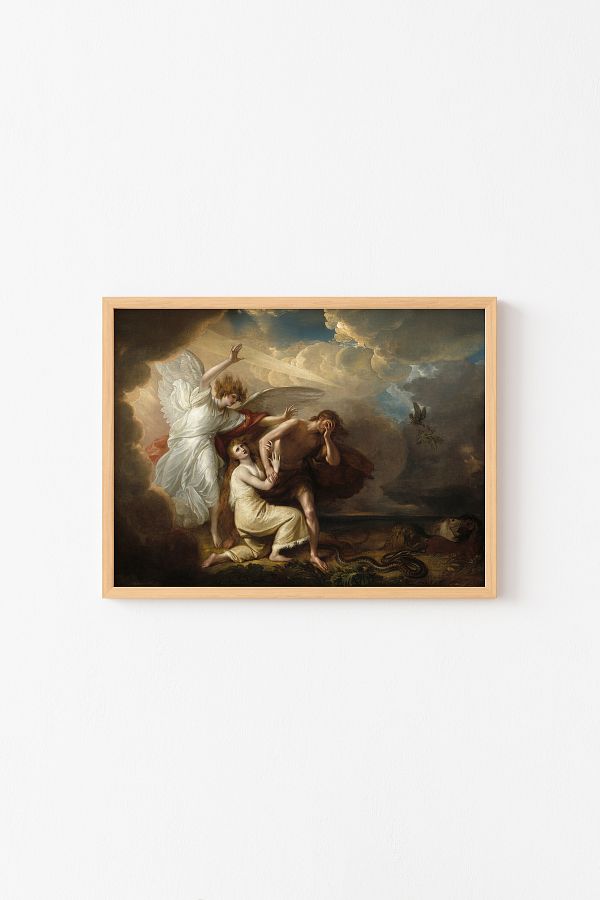 epiqart-The Expulsion of Adam and Eve from Paradise - Wood Patterned Frame 1
