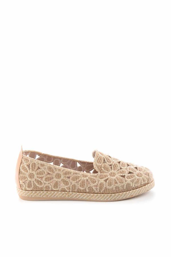 Bambi-Beige Espadrille aus Korbgeflecht für Damen K01117092328 1