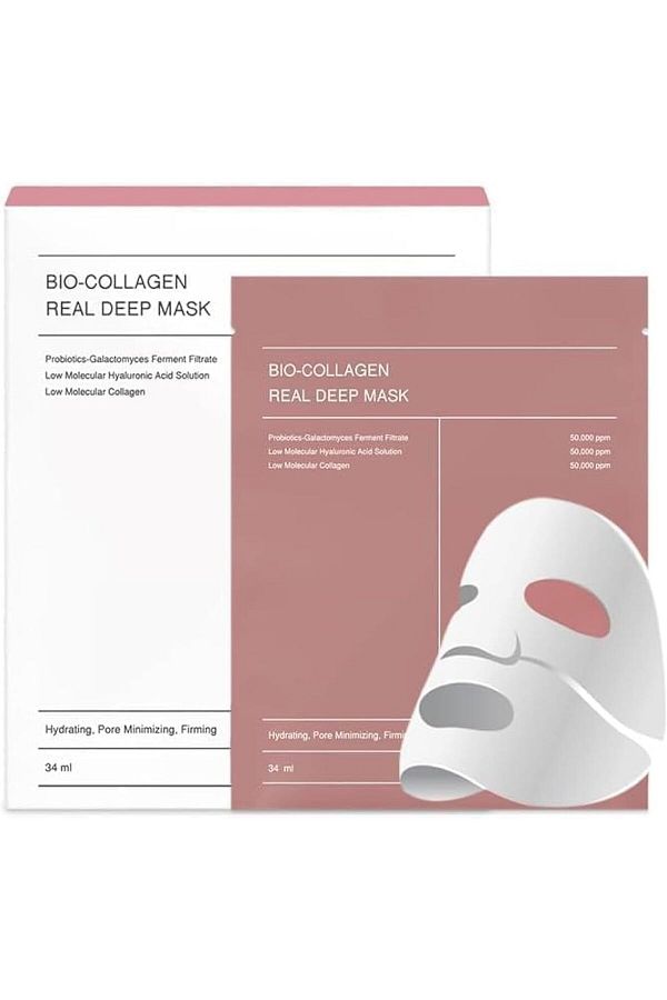 Biodance-Bio-Collagen Real Deep Mask 4PCS, Hydrating Over Night, Facial Sheet Mask, Pore Minimising, Fi 1