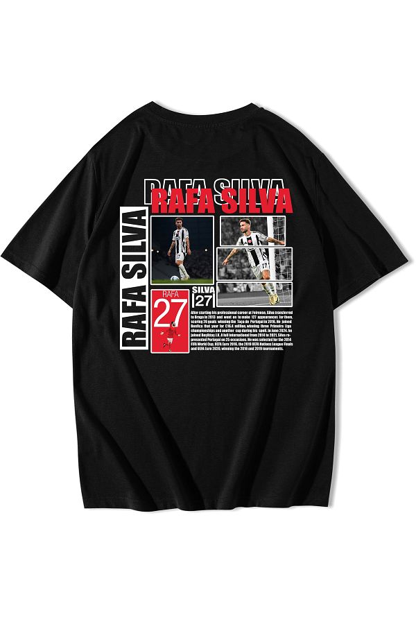 BRZ COLLECTION-Unisex Oversize Rafa Silva T-Shirt 1