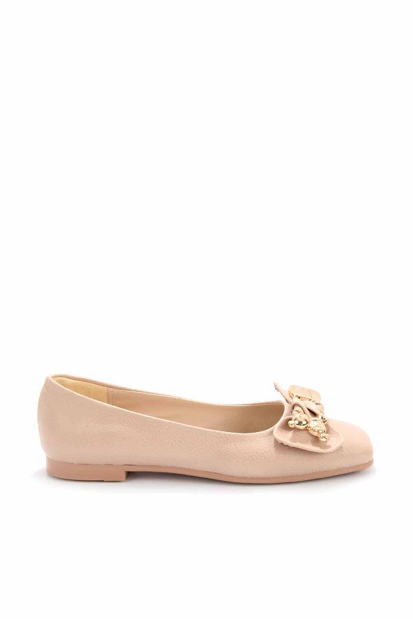 Bambi-Pantofi mocasini pentru femei Nude K 01641121409 1