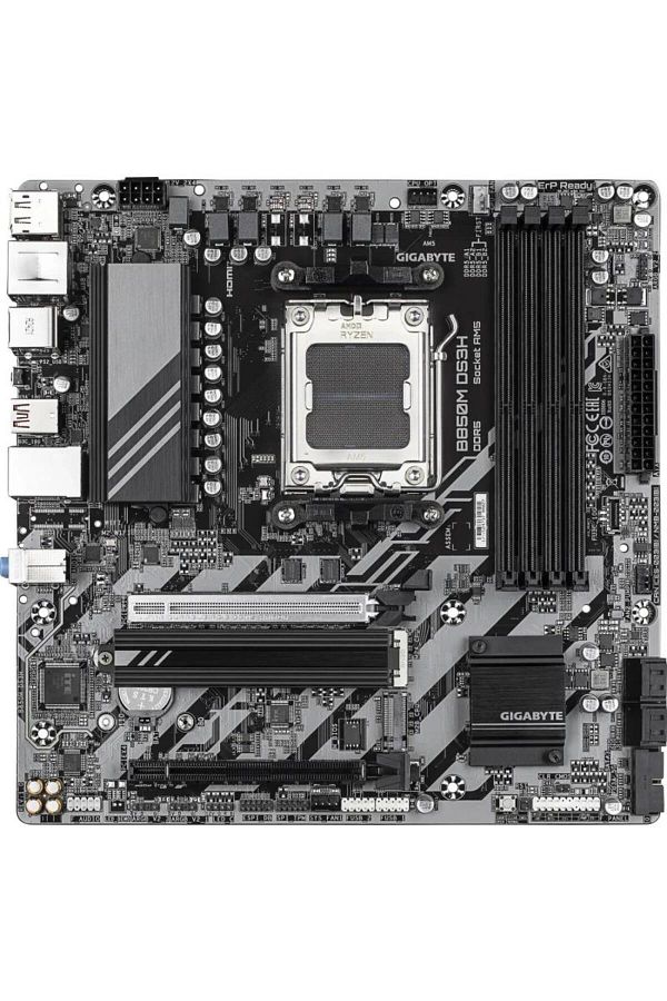 Gigabyte-GIGABYTE B850M DS3H motherboard, AMD B850, AM5, DDR5, mATX 1