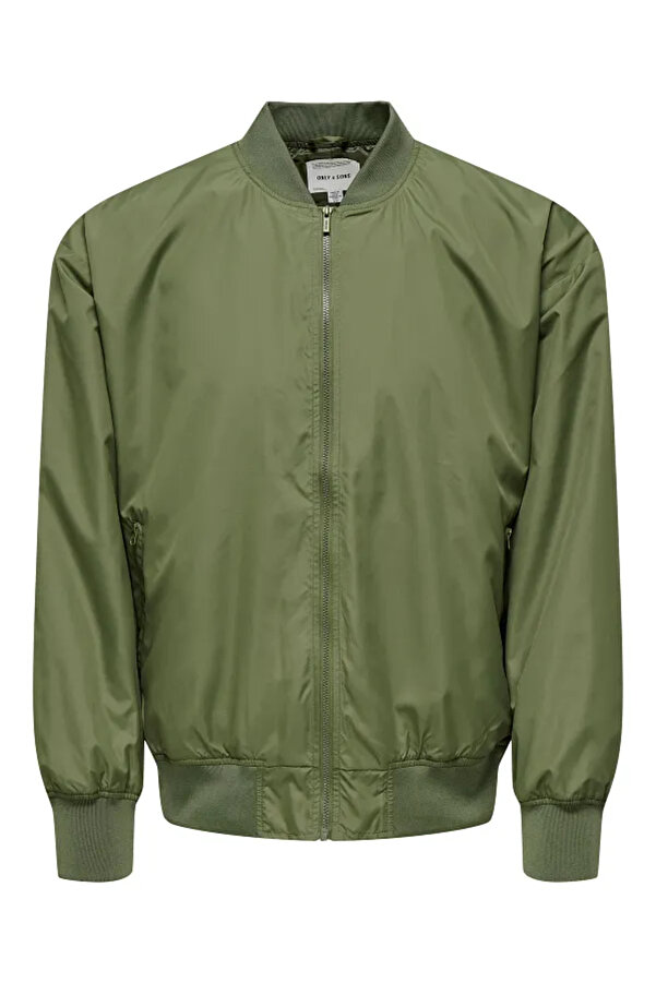 Only Sons Onsgavın Bomber Jacket Otw Khaki Men's Jacket 22030757