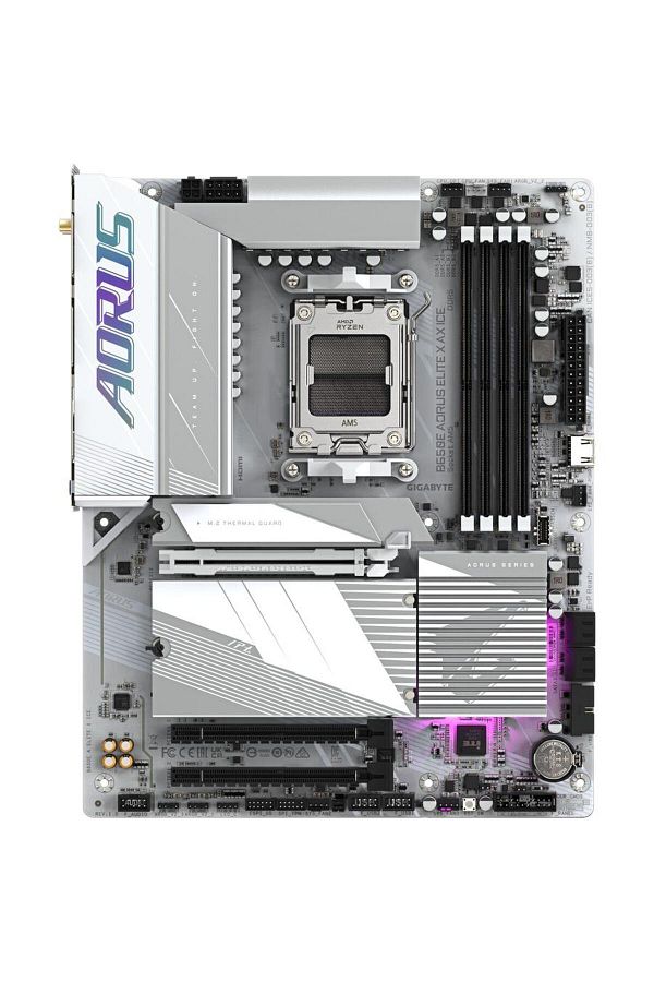 Gigabyte-Motherboard GIGABYTE B650E AORUS ELITE X ICE, AM5, DDR5, ATX, Wireless, Bluetooth 1