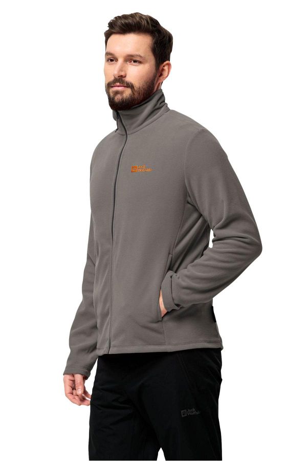 Jack Wolfskin-1711451 Taunus Fz M رمادي للرجال من الصوف 1