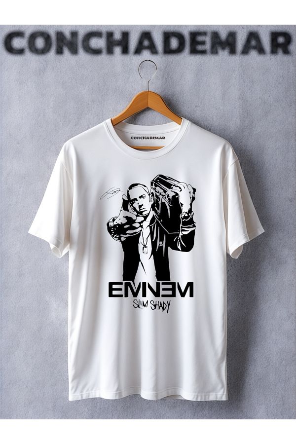 Vordevia-Eminem Printed Oversize T-shirt 1