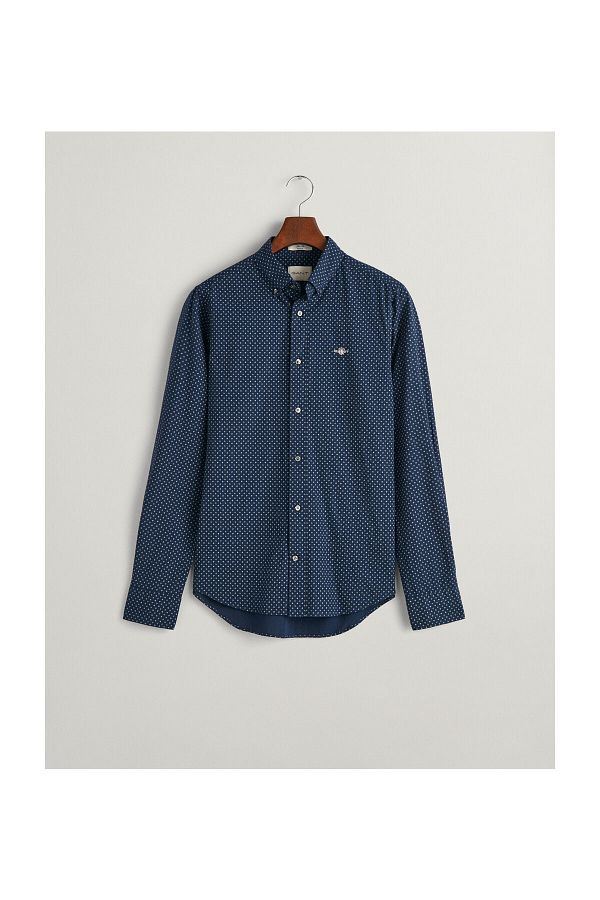 Gant-SLIM MICRO PRINT SHIRT 1