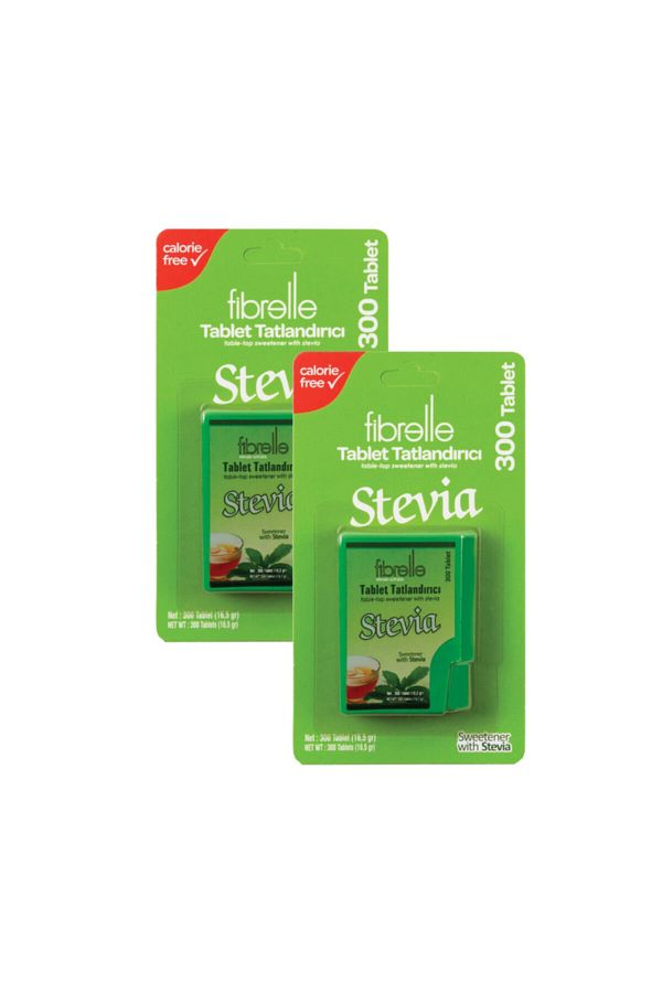 Fibrelle-Stevya X 2 Box - 300 Tablets Sweetener 1