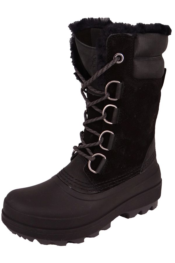 Kamik-Damen Winterstiefel Stiefel Lauren WK2429 Schwarz BLK Black Leder/Synthetik mit RAVEN & EVA 1