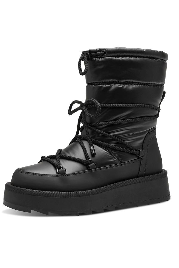 Tamaris-Damen Stiefel Stiefel 1-26836-41 Schwarz 007 Black Uni Textil/Synthetik mit TOUCH-IT & Removable So 1