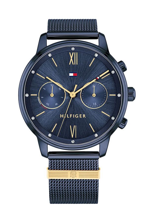 Tommy Hilfiger-Dámské hodinky Tommy Hilfiger 1782305 Blake, modré s modrým ciferníkem, mechanismus TMI VH64A Quartz 1