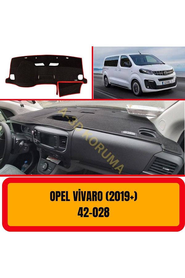 A3D TORPİDO KORUMA-Opel Vivaro 2019 - A3D/3D Halise Protector with Front Chest and Panel Protection, Torpedo and Shell Detail 1