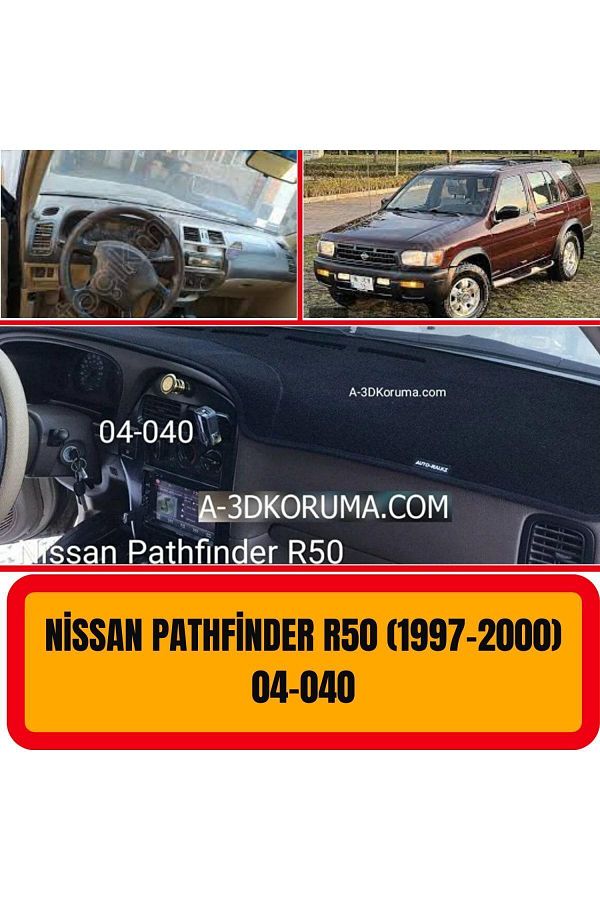 A3D TORPİDO KORUMA-Nissan Pathfinder R50 1997-2000 Front Chest and Panel Protection - A3D/3D with Torpedo and Case Detail 1