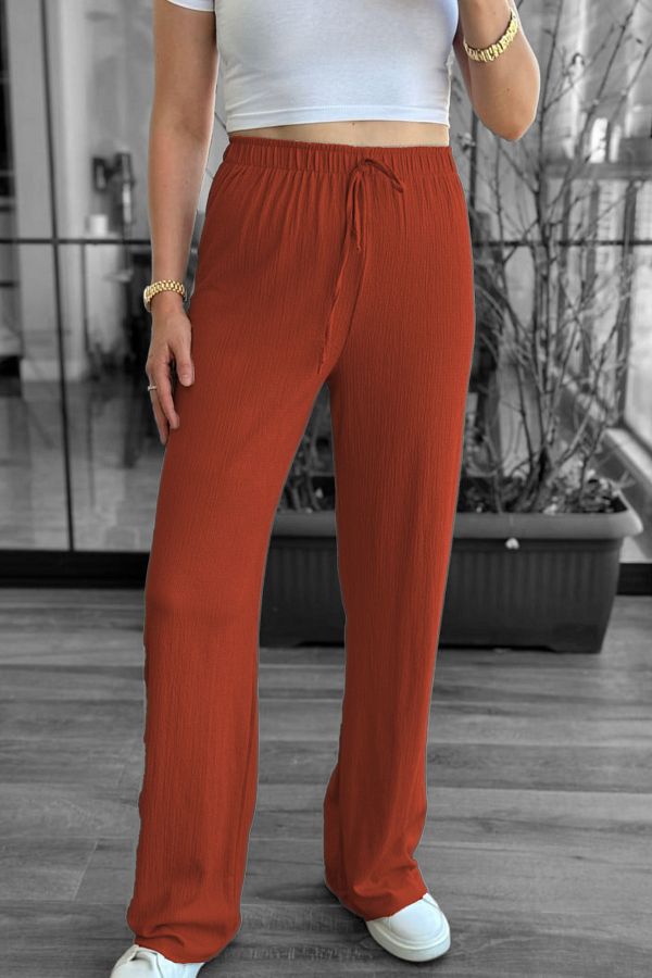 ruNadeS-Women's Loose Wrap Spanish Palazzo Trousers 1