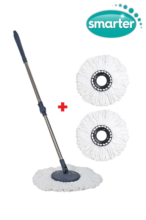 SMARTER-Compatible with Automatic Cleaning Set Handle 3 Mop Mop Cleaning Set 1