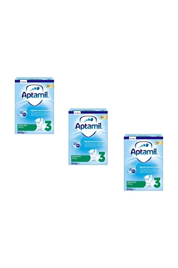 Milupa Aptamil 3 Numara Bebek Maması 900 gr 3lü Paket