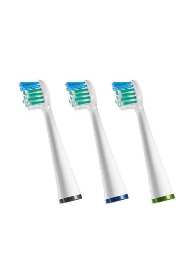 Waterpik-Set 3 capete de periuta compacte Sensonic, Waterpik, SRSB-3E, Complete Care (Alb) 1