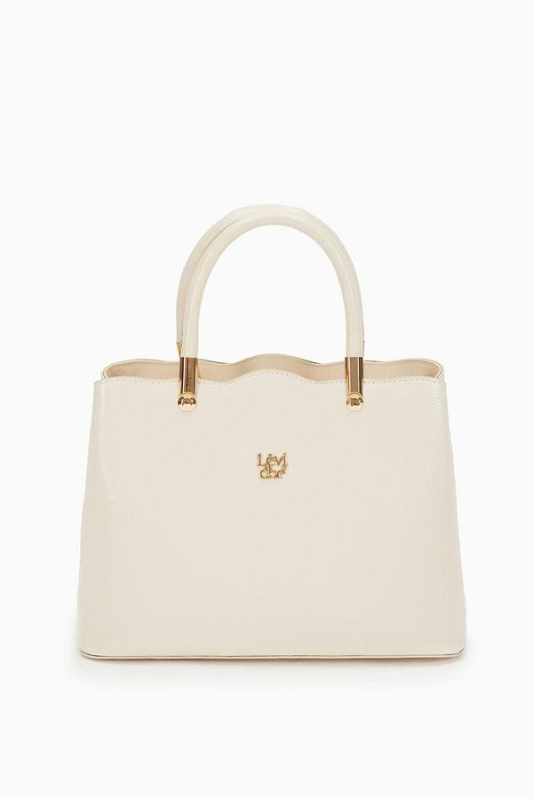 Levidor-Cream Women's Hand and Shoulder Bag 930065 1