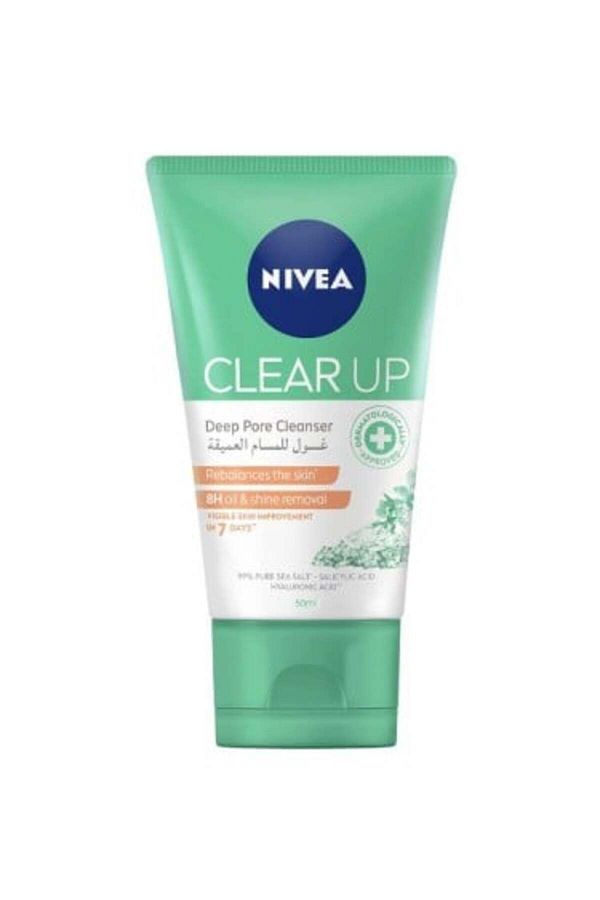 NIVEA-Face Wash 50 ml Clear Up Deep Pore Cleanser (6556) --- NIVEA Face Wash for Deep Pores 50 ml 1