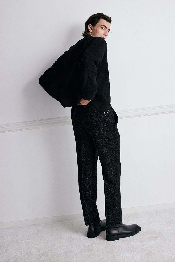 H&M-Regular Fit Wool-blend bomber jacket 1