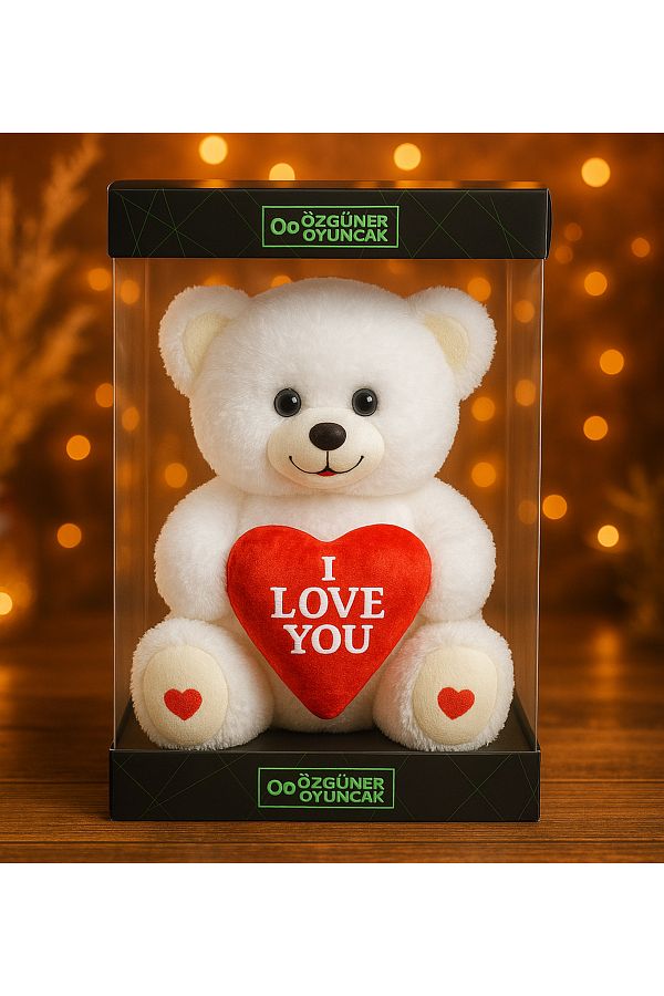 Pababo-Premium 160 Plush Teddy Bear -'I Love You' Design Special for Lovers 1