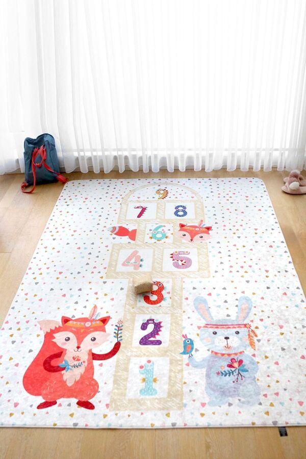 HAMUR Sek Sek Oyun Matı Bebek Çocuk Halısı Renkli Yenidoğan Yumuşak Aktivite Etkinlik Örtüsü