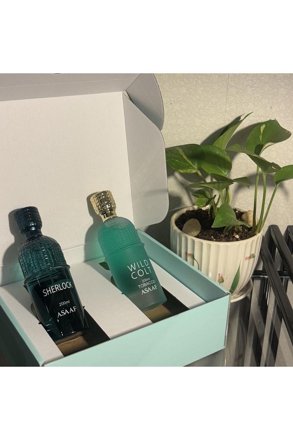 ASSAF-Assaf Wild Colt Tobacco & Sherlock 200ml Perfume Package 1