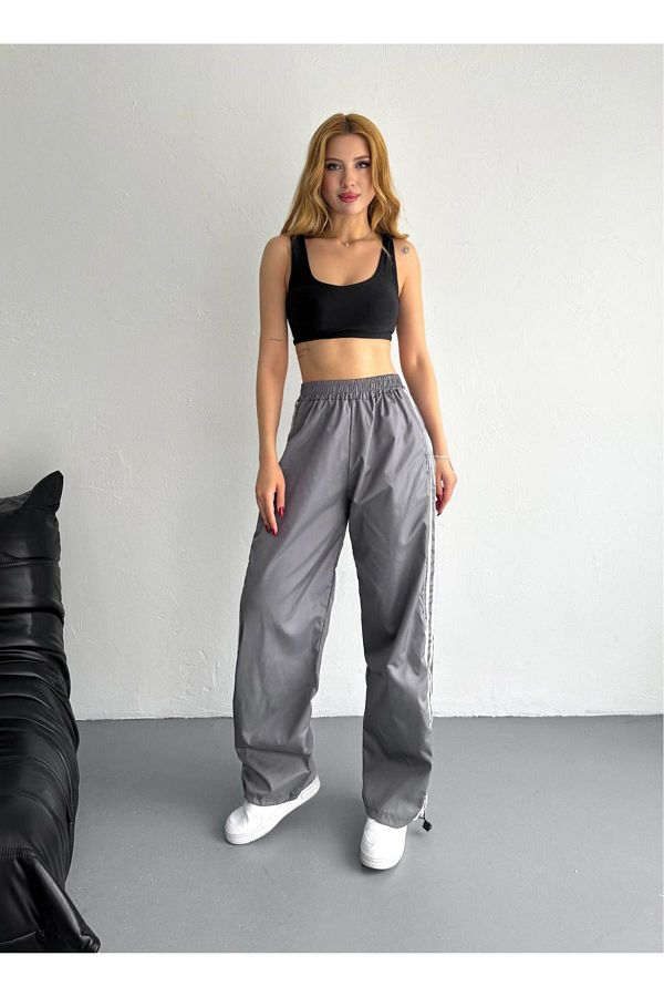 DENİKK-Unisex Parachute Fabric Trend Tracksuit Bottom 1