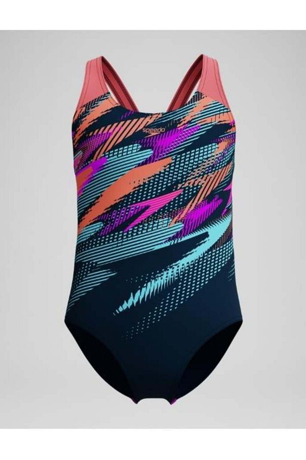 SPEEDO-Costum de baie pentru fete Splashback cu plasare digitală 1
