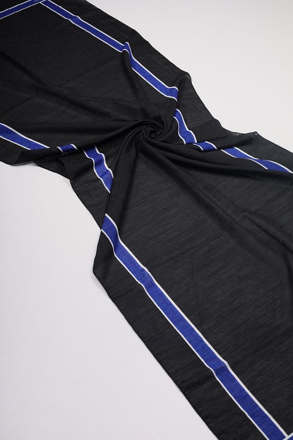 miranda-Solid Color Monogram Shawl - Pattern-02 - Color-06 1