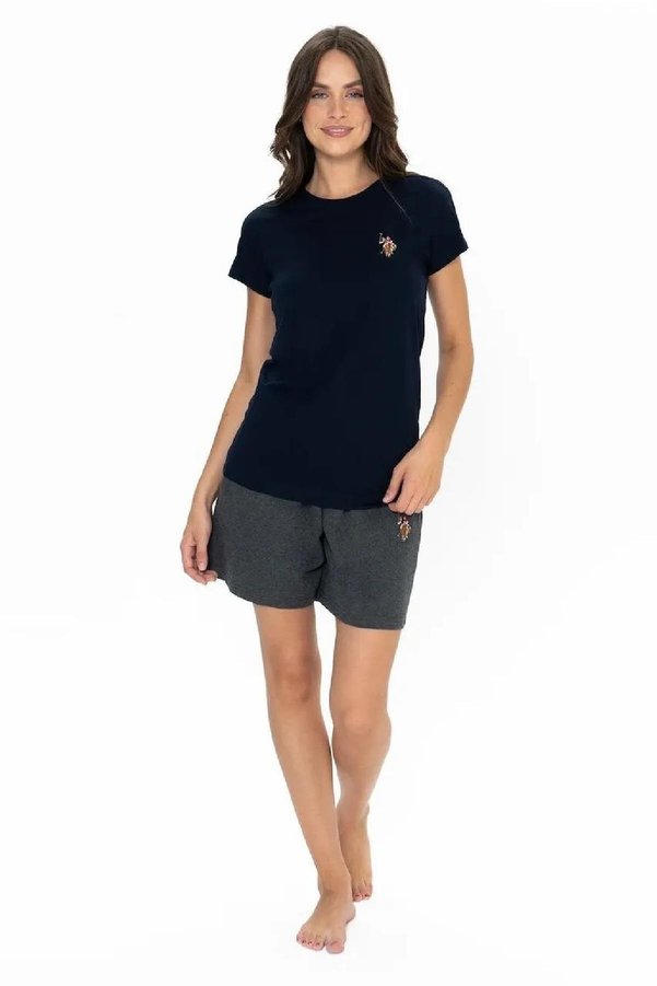 U.S. Polo Assn. U.S. Polo Assn. 20000 Crew Neck Half Sleeve Sports Shorts Set